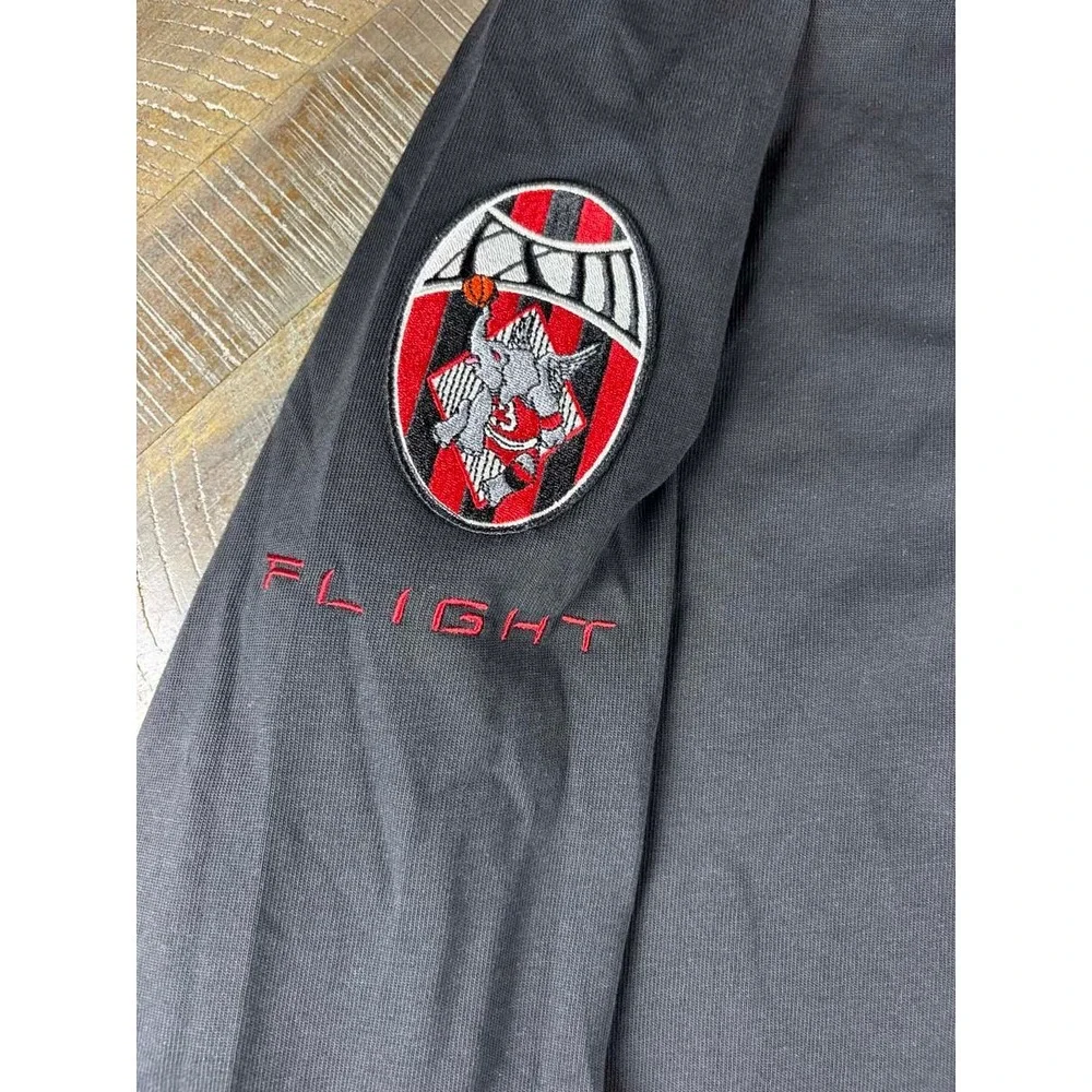 Jordan Flight School Rugby Shirt Mens XXL Black Long Sleeve HF9323-010 NWT